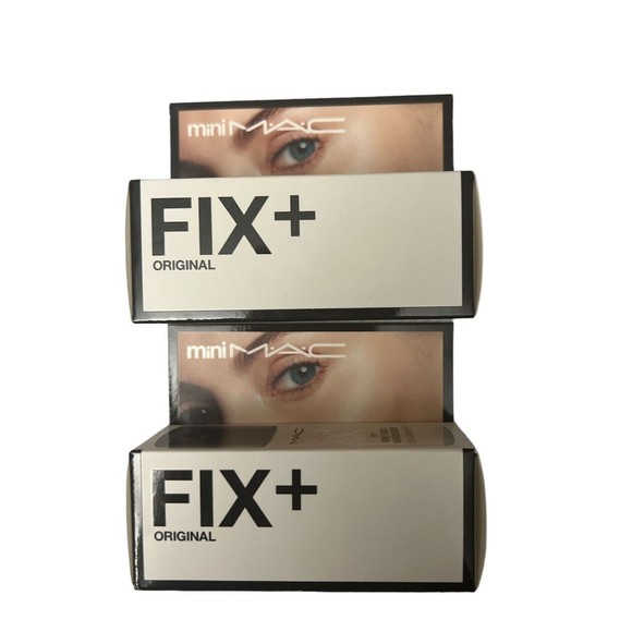 MAC Prep+Prime Fix Plus Sized To Go Mini Mist Setting Spray 1oz 30ml Set of Two - Picture 3 of 3